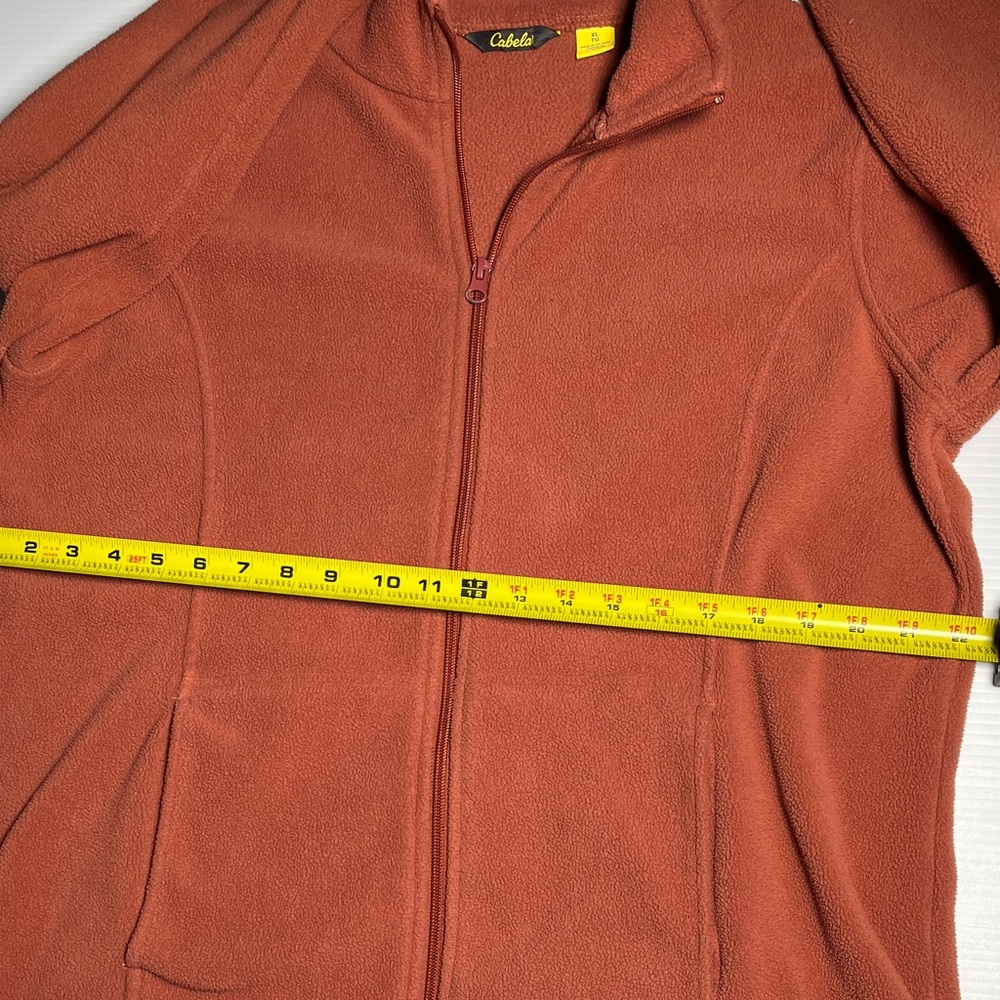 Cabela's Rust Fleece Jacket - Picture 5 of 7